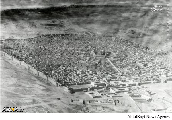 قدیمی‌ترین عکس‌ هوایی از حرم امیرالمومنین(ع)